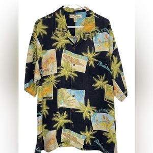 Tommy Bahama So Cal Beaches Button Down Shirt Size XL